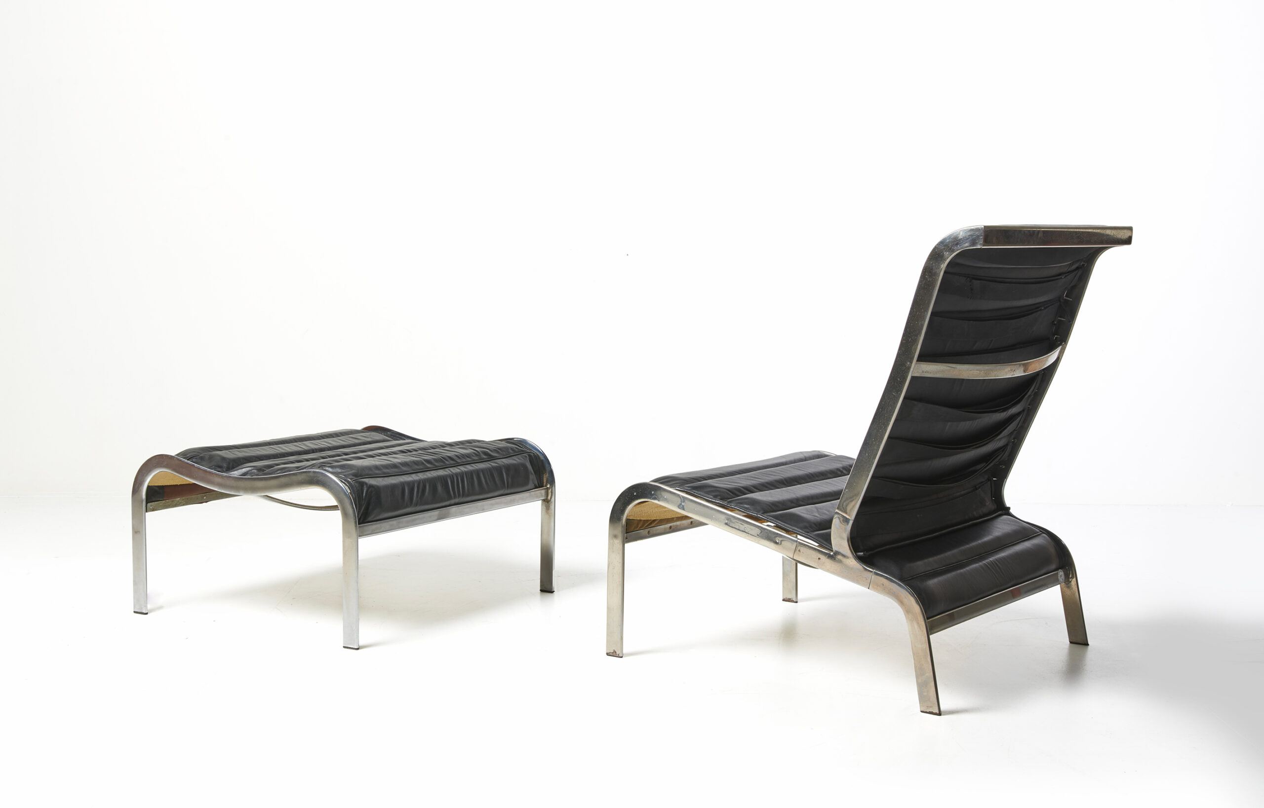Olivier Mourgue, Fauteuil et ottoman ‘Whist’ 1968