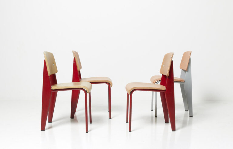 Chaises 'Standard', Ca. 1950, Jean Prouvé