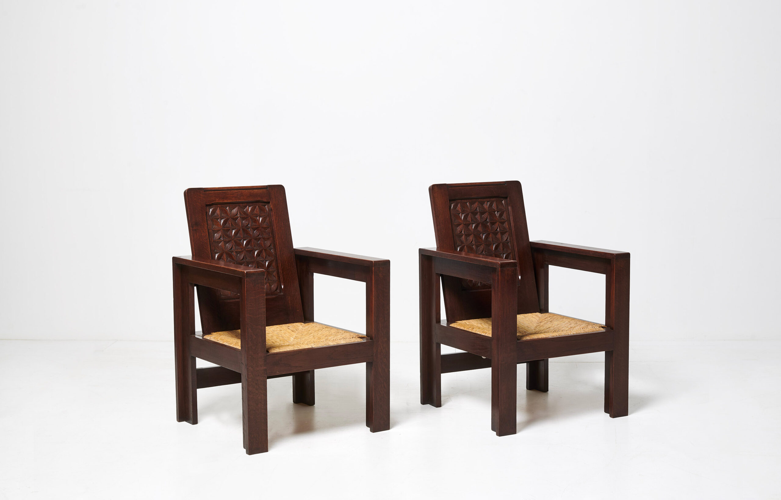 Paire de fauteuils Joseph Savina