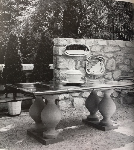 Plat poisson Georges Jouve, ca. 1950