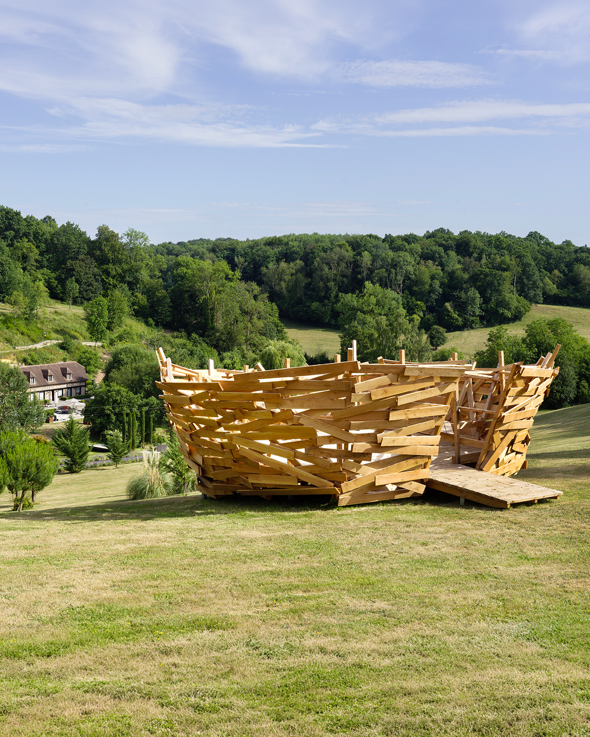 Summer Show Laffanour | Galerie Downtown : Jean Prouvé x Tadashi Kawamata at LH14140 — Downtown | Normandy