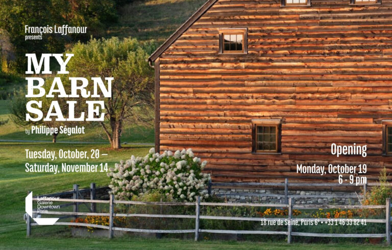 MY BARN SALE: by Philippe Ségalot, Laffanour | Galerie Downtown Shaker exhibition