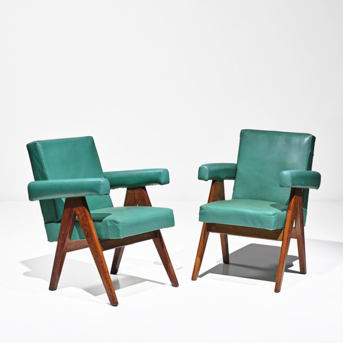 'Committee' armchairs Pierre Jeanneret (ca. 1960)