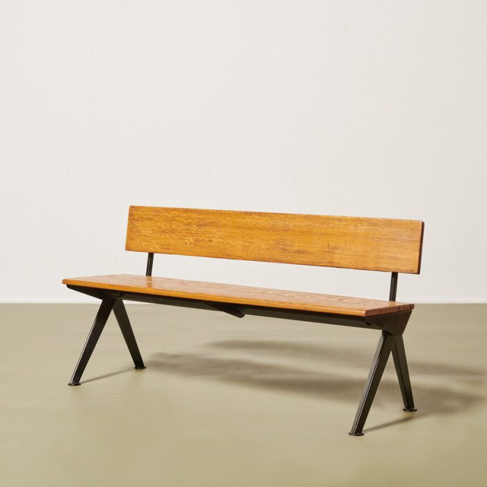 'Marcoule' bench Jean Prouvé