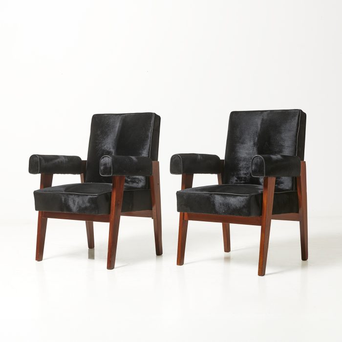 Fauteuils 'High Court' Pierre Jeanneret