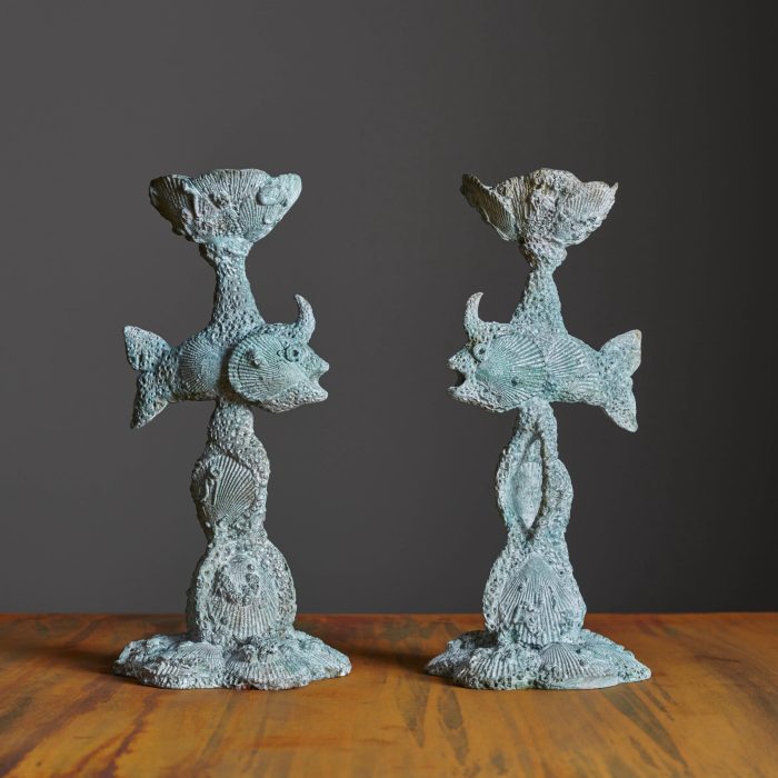 Richard Texier Fish Candelstick, 2002