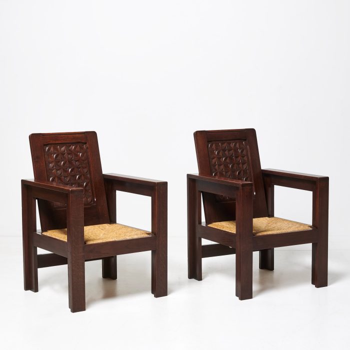 Paire de fauteuils Joseph Savina